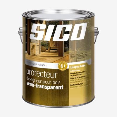 SICOᴹᴰ  Protecteur d'extérieur pour bois semi-transparent - formule avancée