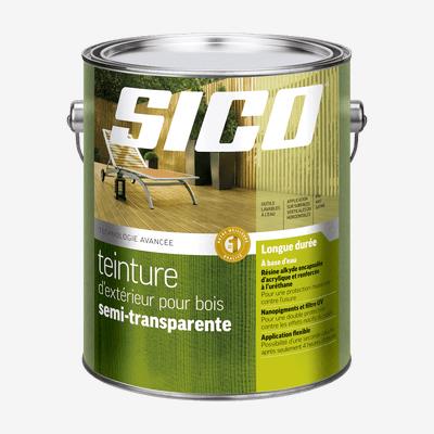 SICOᴹᴰ  Teinture d'extérieur pour bois semi-transparente - formule avancée