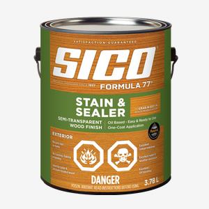 SICO<sup>®</sup> FORMULA 77<sup>®</sup> Stain & Sealer Semi-Transparent Exterior Wood Finish
