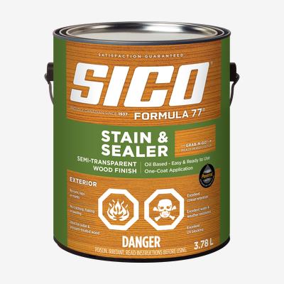SICO<sup>®</sup> FORMULA 77<sup>®</sup> Stain & Sealer Semi-Transparent Exterior Wood Finish